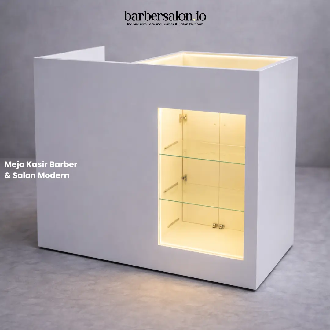 Meja Kasir Barber & Salon Modern